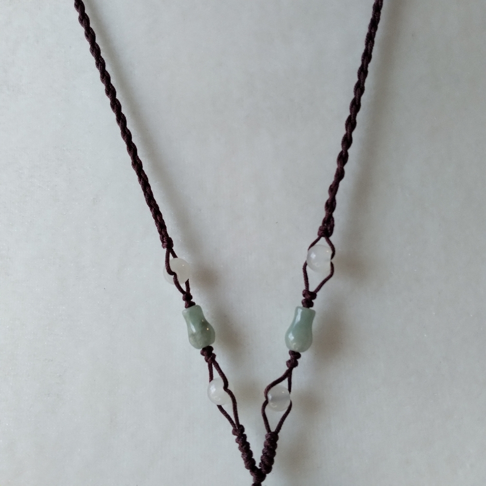 Handmade Jade Elephant Necklace - Picture 4 of 5